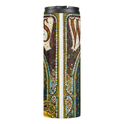 Alphonse Mucha Vintag Whitman's Ad Thermosbecher (Rückseite)