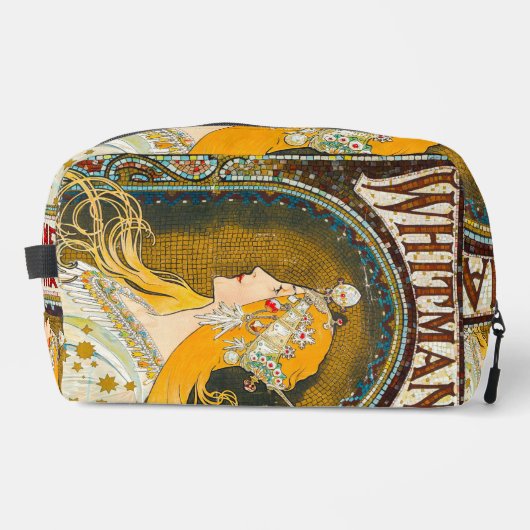 Alphonse Mucha Vintag Whitman's Ad Waschbeutel (Vorderseite)