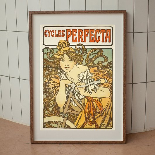 Alphonse Mucha Vintage Plakatwand Kunst Poster