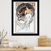 Alphonse Mucha Vintage Poster, Frankreich Poster (Küche)
