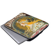 Alphonse Mucha Vintage Whitman's Anzeige Laptopschutzhülle (Vorne Knopf)