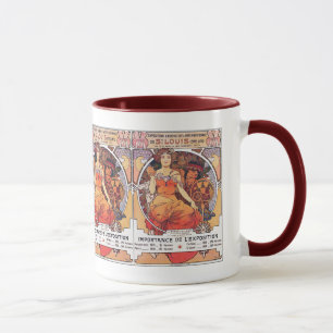 Alphonse Mucha - Weltausstellung St. Louis 1904 Tasse