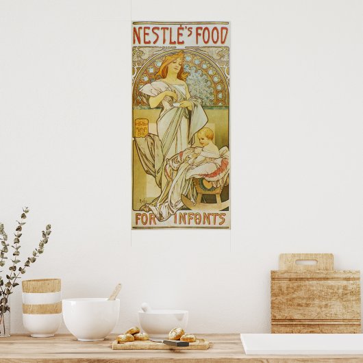 Alphonse Mucha.Werbeplakat, 1898 Poster (Küche)