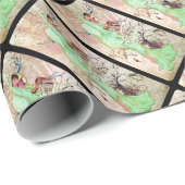 Alphonse Mucha Winter II Geschenkpapier (Rolleneckpunkt)
