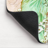 Alphonse Mucha Winter II Mousepad (Ecke)