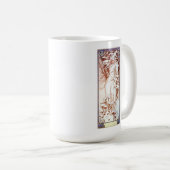 Alphonse Mucha - Winter White Kaffeetasse (VorderseiteRechts)