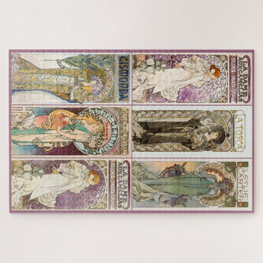 Alphonse Mucha Women Puzzle (Horizontal)