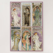 Alphonse Mucha Women Puzzle (Vertikal)