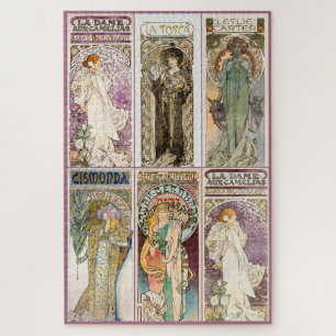Alphonse Mucha Women Puzzle