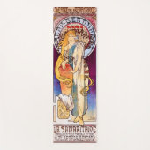 Alphonse Mucha Yogamatte (Vorderseite)