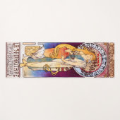 Alphonse Mucha Yogamatte (Vorderseite (Horizontal))