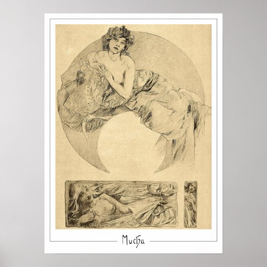 Alphonse Mucha Zedign Art Poster #111 (Vorne)