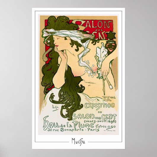 Alphonse Mucha Zedign Art Poster #115 (Vorne)