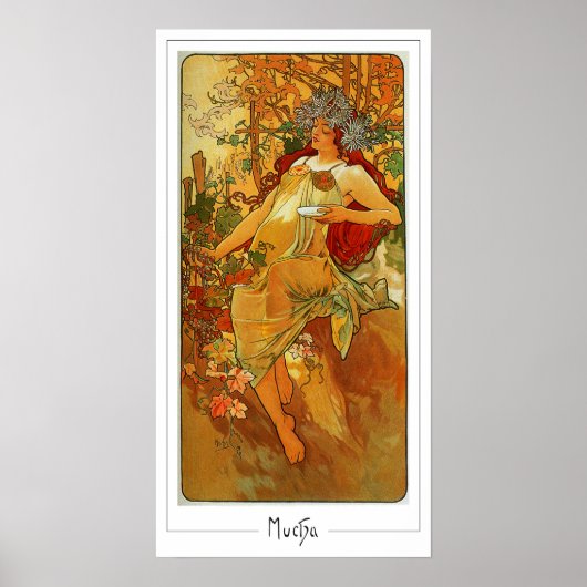 Alphonse Mucha Zedign Art Poster #127 (Vorne)