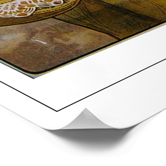 Alphonse Mucha Zedign Art Poster #142 (Ecke)