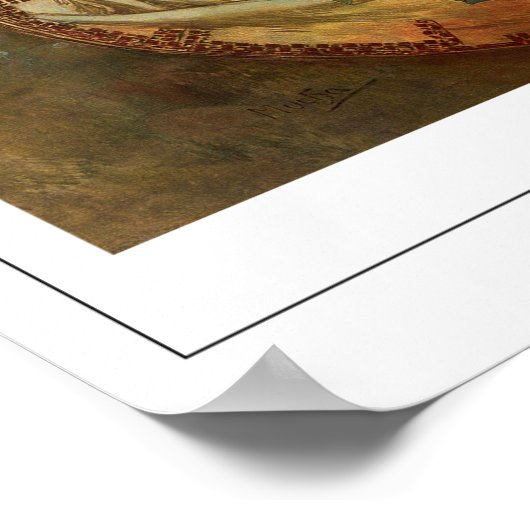 Alphonse Mucha Zedign Art Poster #165 (Ecke)