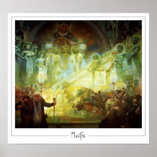 Alphonse Mucha Zedign Art Poster #181 (Vorne)