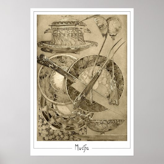Alphonse Mucha Zedign Art Poster #210 (Vorne)