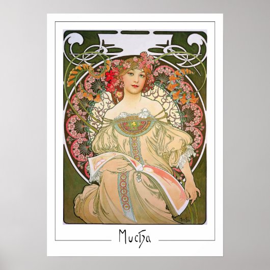 Alphonse Mucha Zedign Art Poster #214 (Vorne)