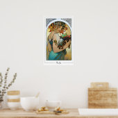 Alphonse Mucha Zedign Art Poster #220 (Küche)