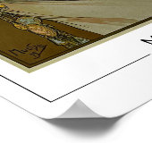 Alphonse Mucha Zedign Art Poster #260 (Ecke)