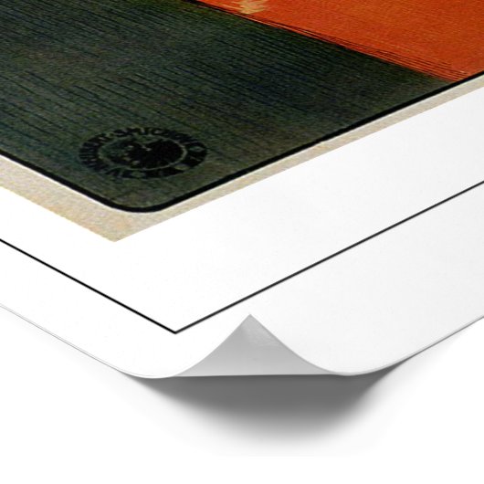 Alphonse Mucha Zedign Art Poster #312 (Ecke)