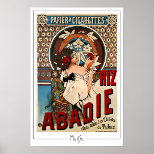 Alphonse Mucha Zedign Art Poster #339