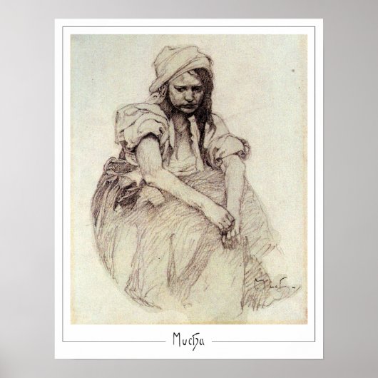 Alphonse Mucha Zedign Art Poster #384 (Vorne)