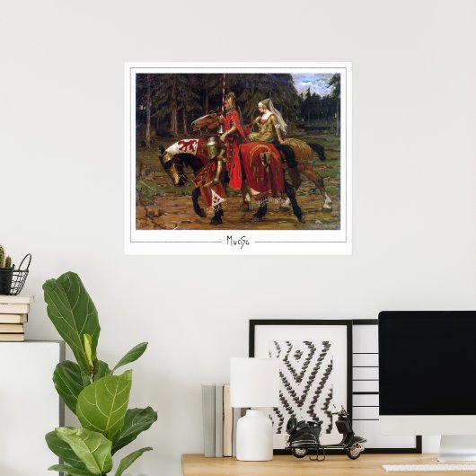 Alphonse Mucha Zedign Art Poster #397 (Heimbüro)