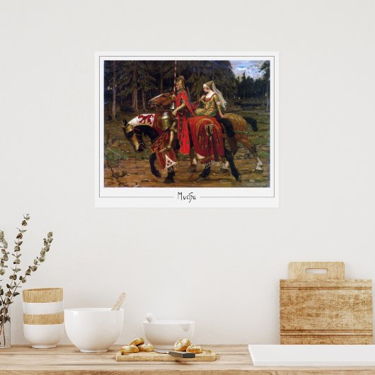 Alphonse Mucha Zedign Art Poster #397 (Küche)