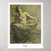 Alphonse Mucha Zedign Art Poster #409