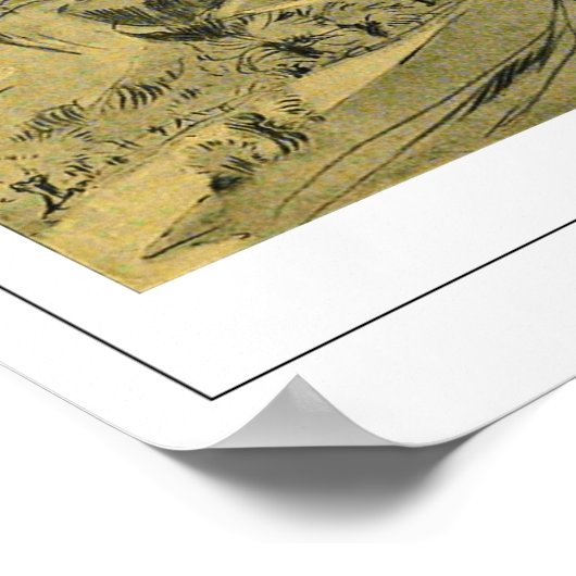 Alphonse Mucha Zedign Art Poster #412 (Ecke)