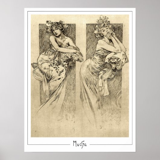 Alphonse Mucha Zedign Art Poster #49 (Vorne)