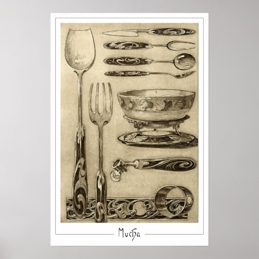 Alphonse Mucha Zedign Art Poster #55 (Vorne)