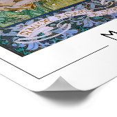 Alphonse Mucha Zedign Art Poster #96 (Ecke)