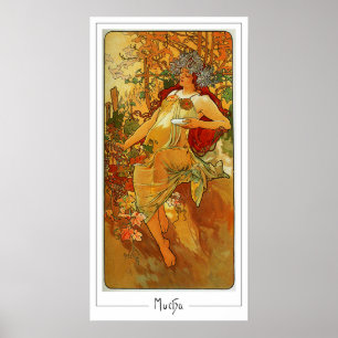 Alphonse Mucha Zedign Kunstposter #127 Poster