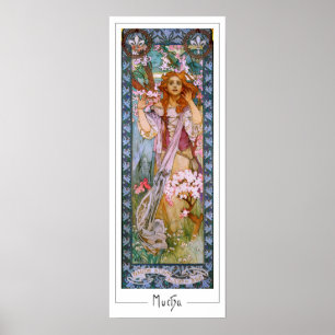 Alphonse Mucha Zedign Kunstposter #96 Poster