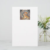 Alphonse Mucha , “Zodiac” Briefpapier (Stehend Vorderseite)