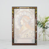 Alphonse Mucha Zodiac Briefpapier (Stehend Vorderseite)