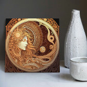 Alphonse Mucha Zodiac Deco Jugendstil Ceram Fliese