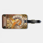 Alphonse Mucha Zodiac Gepäckanhänger (Rückseite horizontal)