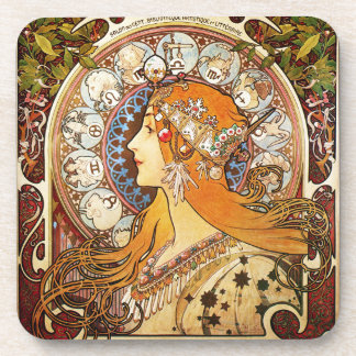 Alphonse Mucha Zodiac Getränkeuntersetzer