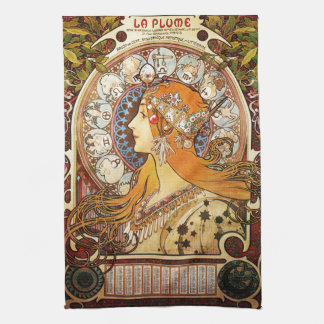 Alphonse Mucha Zodiac Handtuch