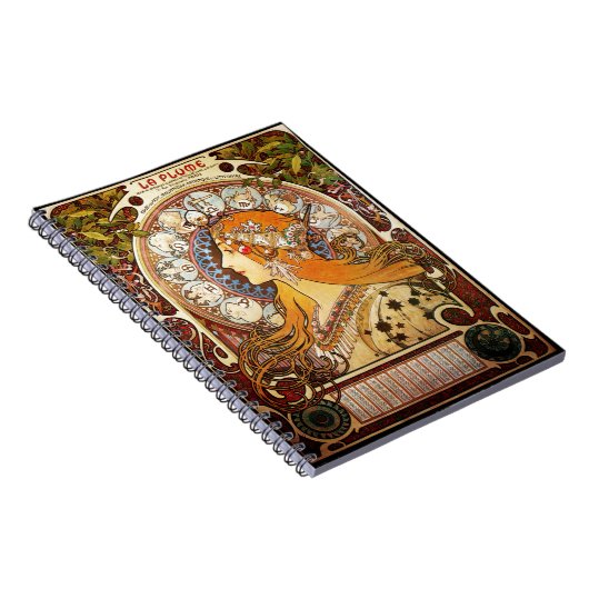 Alphonse Mucha Zodiac Notizblock (Rechte Seite)