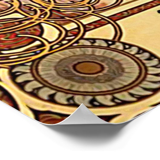 Alphonse Mucha - Zodiac Poster (Ecke)