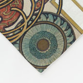 Alphonse Mucha Zodiac Restored Fleecedecke (Ecke)