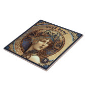 Alphonse Mucha Zodiac Wall Deco Art Nouveau Fliese (Seite)