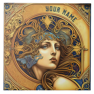 Alphonse Mucha Zodiac Wanddekoration Art Nouveau K Fliese