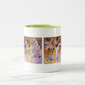 Alphonse Mucha Zweifarbige Tasse (Mittel)