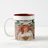 Alphonse Mucha Zweifarbige Tasse (Links)